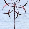 Ancient Graffiti Kinetic Dual Feather Large 75" Red Wind Spinner Lawn & Garden 1 Ancient Graffiti Kinetic Dual Feather Large 75" Red Wind Spinner Lawn & Garden