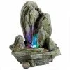 Design Toscano Boulder Falls Cascading Tabletop Fountain