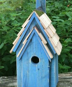 Heartwood Bluebird Manor Bird House, Blue Post / Pole Mounted Houses