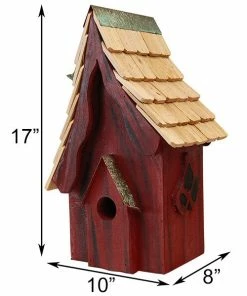 Heartwood Boyds' Bungalow Bird House, Redwood