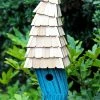 Heartwood Birdiwampus Bird House, Turquoise Post / Pole Mounted Houses
