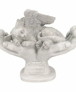 Design Toscano Lawn & Garden In God's Hands Cat Memorial Statue