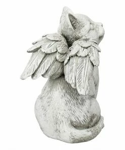 Design Toscano Loving Friend, Memorial Pet Cat Statue