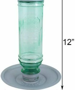 More Birds Vintage Bottle Bird Feeder Hanging Feeders