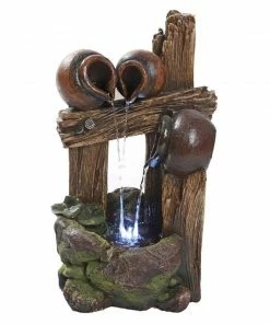 Design Toscano The Cascading Urns Of Ravello Illuminated Garden Fountain Lawn & Garden