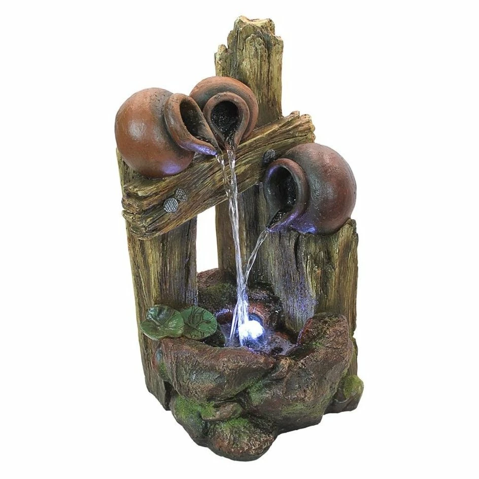 Design Toscano The Cascading Urns Of Ravello Illuminated Garden Fountain Lawn & Garden 4 Design Toscano The Cascading Urns Of Ravello Illuminated Garden Fountain Lawn & Garden