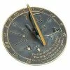 Rome Industries Kiss Of The Sun Brass Verdigris 9.875" Sundial 2 Rome Industries Kiss Of The Sun Brass Verdigris 9.875" Sundial