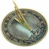 Rome Industries Grow Old With Me Brass Verdigris 10" Sundial 2 Rome Industries Grow Old With Me Brass Verdigris 10" Sundial
