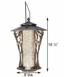 Whitehall Products Hanging Feeders Silhouette French Bronze Colored Bird Feeder