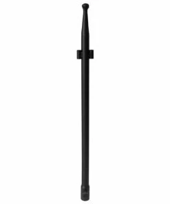 Bird Bath Accessories Achla Black Birding Pole Top Section With Two Holders, 28"