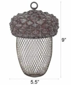 Esschert Design Hanging Feeders Acorn Mesh Bird Feeder