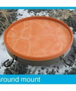 Farm Innovators 3in1 Heated Terra Cotta And Black Bird Bath