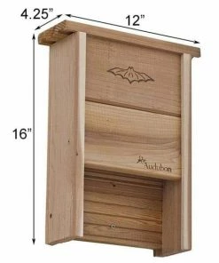 Woodlink Audubon Cedar Bat Shelter, 20 Bats 5 Woodlink Audubon Cedar Bat Shelter, 20 Bats