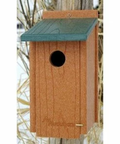 Woodlink Post / Pole Mounted Houses Audubon Recycled Plastic Bluebird House