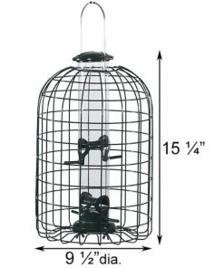 Woodlink Cage Feeders Audubon Squirrel-Resistant Caged Tube Bird Feeder