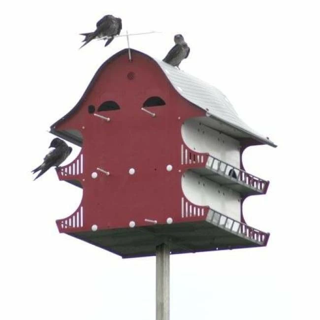 S&K Mfg Purple Martin Houses Barn And Perch 16 Room Purple Martin House 3 S&K Mfg Purple Martin Houses Barn And Perch 16 Room Purple Martin House