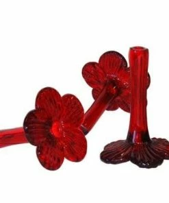 Parasol Hummingbird Feeder Parts Bee Proof Flower Feeding Tubes - 3 Pack