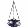 Parasol Hummingbird Feeders Bloom Botanica Hummingbird Feeder With Perch, Blue