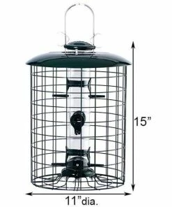 Woodlink Caged Seed Tube Bird Feeder Cage Feeders