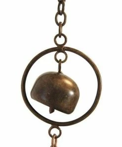 Ancient Graffiti Calla Lilies And Bells Rain Chain Lawn & Garden