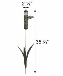 Heritage Farms Post / Pole Mounted Houses Cattail Staked Bird Feeder