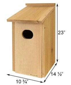 Woodlink Cedar Duck House Post / Pole Mounted Houses