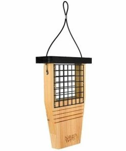 Nature's Way Cedar Suet Feeder With Tail Prop