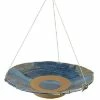Anthony Stoneware Ceramic French Blue Medium Bird Bath Hanging Bird Baths 2 Anthony Stoneware Ceramic French Blue Medium Bird Bath Hanging Bird Baths