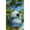 Anthony Stoneware Ceramic French Blue Medium Bird House