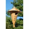 Anthony Stoneware Ceramic Two-Piece Cone Butternut Bird House 1 Anthony Stoneware Ceramic Two-Piece Cone Butternut Bird House
