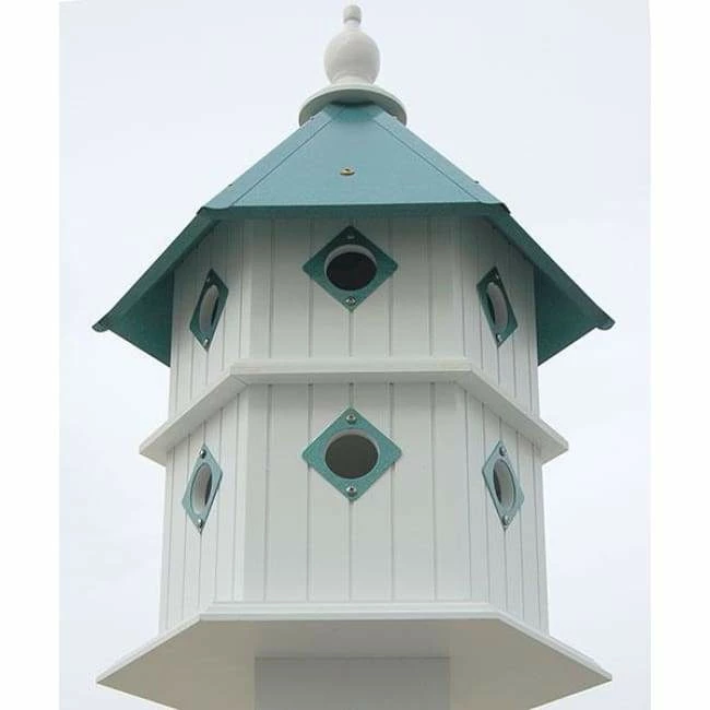 A Wing And A Prayer Chateau Bird House With Verdigris Roof 5 A Wing And A Prayer Chateau Bird House With Verdigris Roof