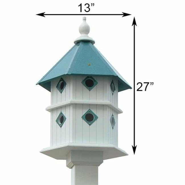 A Wing And A Prayer Chateau Bird House With Verdigris Roof 4 A Wing And A Prayer Chateau Bird House With Verdigris Roof