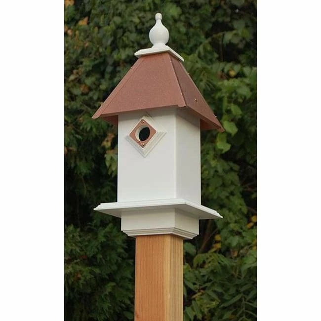 A Wing And A Prayer Classic Bluebird House With Hammered Copper Colored Metal Roof Decorative Houses 3 A Wing And A Prayer Classic Bluebird House With Hammered Copper Colored Metal Roof Decorative Houses