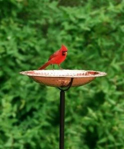 Good Directions Copper Bird Bath With Garden Pole All Bird Baths