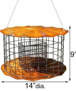 Erva Tool & Die Copper Caged Double Suet Feeder