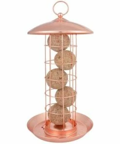 Esschert Design Copper Colored Suet Ball Feeder