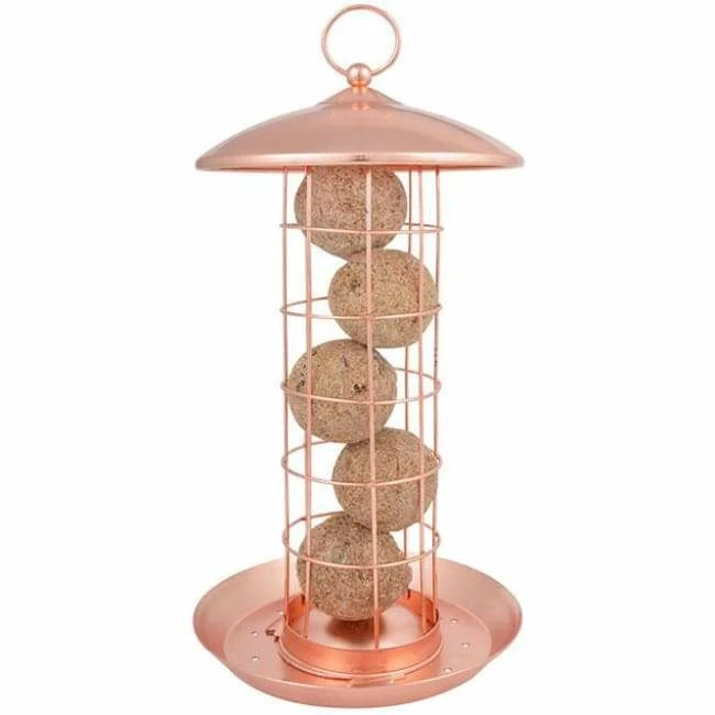 Esschert Design Copper Colored Suet Ball Feeder 3 Esschert Design Copper Colored Suet Ball Feeder