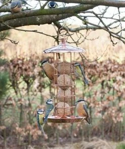 Esschert Design Copper Colored Suet Ball Feeder 8 Esschert Design Copper Colored Suet Ball Feeder