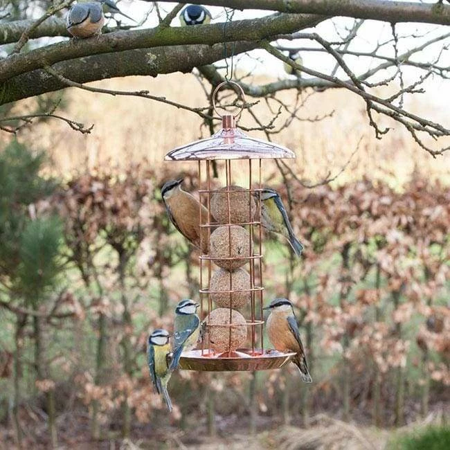 Esschert Design Copper Colored Suet Ball Feeder 5 Esschert Design Copper Colored Suet Ball Feeder