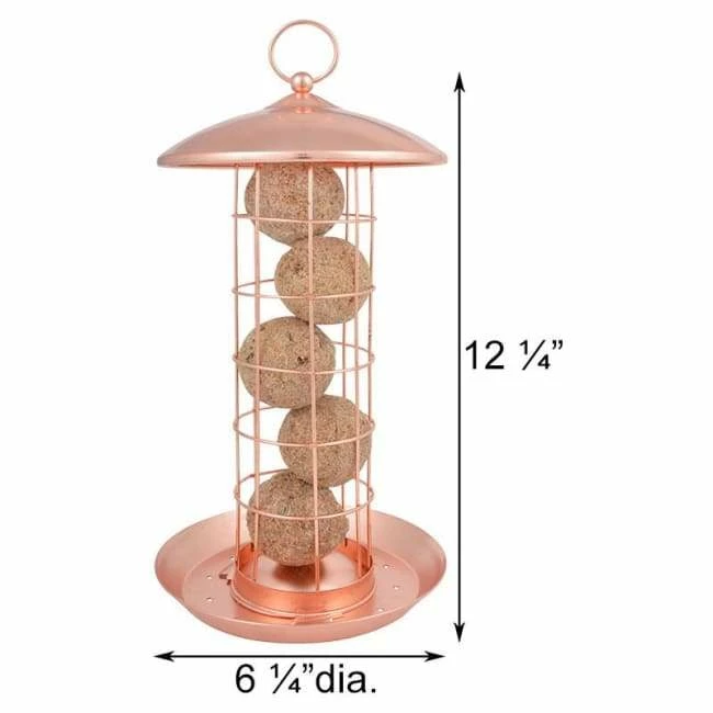 Esschert Design Copper Colored Suet Ball Feeder 4 Esschert Design Copper Colored Suet Ball Feeder
