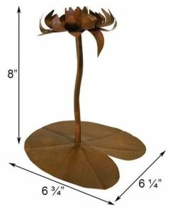 Ancient Graffiti Copper Lotus Dripper Fountain Ground Bird Baths
