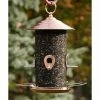 Woodlink Hanging Feeders Copper Mixed Seed Mesh Bird Feeder