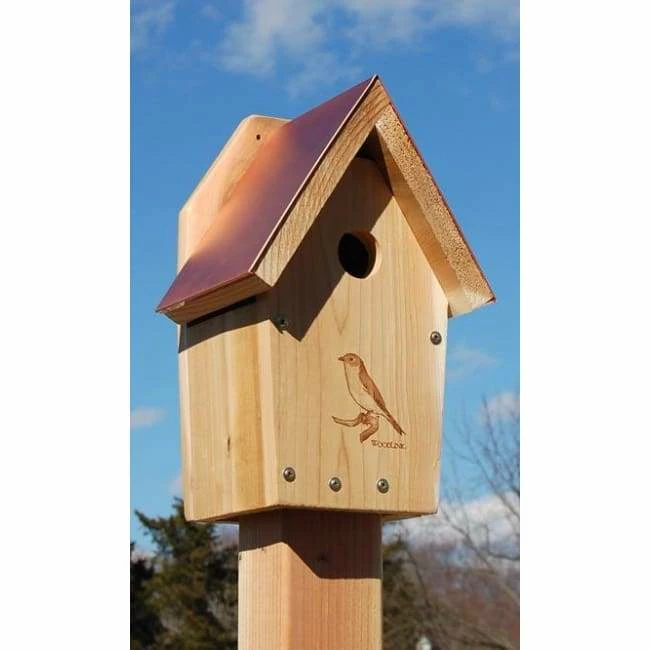 Woodlink Post / Pole Mounted Houses Coppertop Bluebird House 3 Woodlink Post / Pole Mounted Houses Coppertop Bluebird House