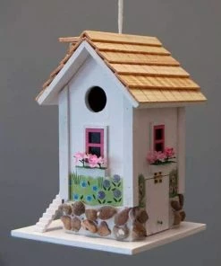 Home Bazaar Decorative Houses May Cottage Bird House 7 Home Bazaar Decorative Houses May Cottage Bird House
