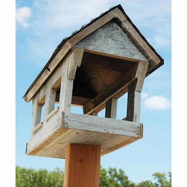 Bird In Hand Post / Pole Mounted Feeders Covered Bridge Bird Feeder 5 Bird In Hand Post / Pole Mounted Feeders Covered Bridge Bird Feeder