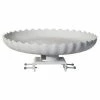 Farm Innovators Deck Mounted Bird Baths Decorative Scalloped Bird Bath W/ Deck Mount