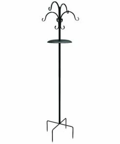 Panacea Products Bird Feeder Accessories Deluxe Bird Black Feeding Station Kit, 7'9"