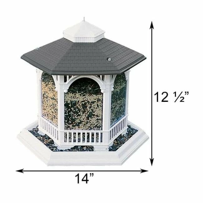 Heritage Farms Decorative Feeders Deluxe Gazebo Bird Feeder 4 Heritage Farms Decorative Feeders Deluxe Gazebo Bird Feeder