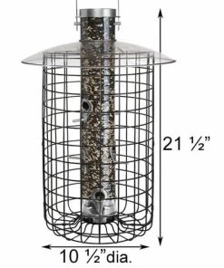 Droll Yankees B-7 Domed Cage And Squirrel Proof Bird Feeder Cage Feeders