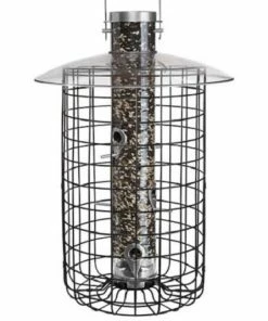 Droll Yankees B-7 Domed Cage And Squirrel Proof Bird Feeder Cage Feeders